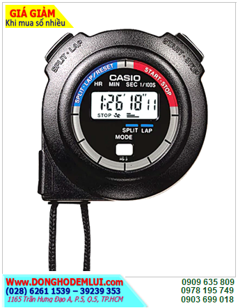 Casio HS-3V, Đồng hồ bấm giờ bấm giây Casio HS-3V với 1 Lap chính hãng |Bảo hành 01 năm 