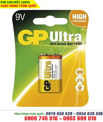 GP Ultra 1604UG; Pin 9V GP Ultra 1604UG Alkaline Battery chính hãng GP