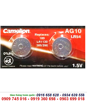 Camelion AG10 _ Pin Camelion AG10-LR1130-189 Plus Alkaline 1,5V chính hãng 