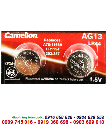 Camelion AG13, Pin Camelion AG13-LR44-A76 Alkaline 1,5V chính hãng 