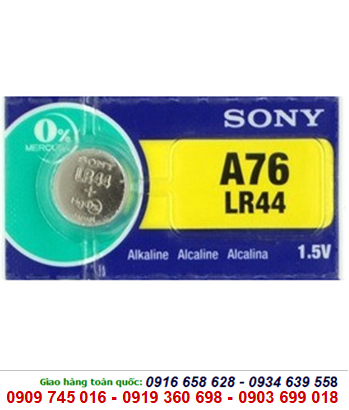 Sony A76-LR44 , Pin cúc áo Sony A76-LR44 Alkaline 1,5V chính hãng 