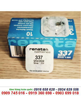 Renata 337/SR416SW silver oxide 1.55V chính hãng Renata Thụy Sỹ