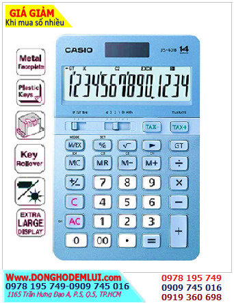 CASIO JS-40B-BU; MÁY TÍNH TIỀN CASIO JS-40B-BU CHÍNH HÃNG| CÒN HÀNG