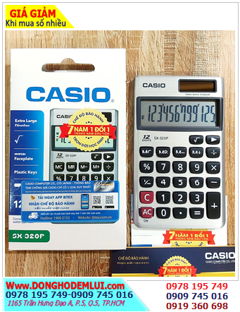 Casio SX-320P, Máy tính Casio SX-320P chính hãng _Xuất xứ Philipines |CÒN HÀNG