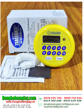 TRACEABLE 5036 _Timer cài đặt hẹn giờ đếm lùi Traceable @5036 Water-Resistant, Flash Timer (Không gồm hiệu chuẩn)